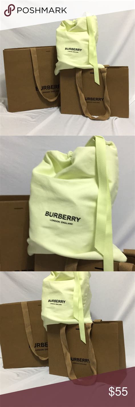 burberry tan dust bag gold logo real or fake